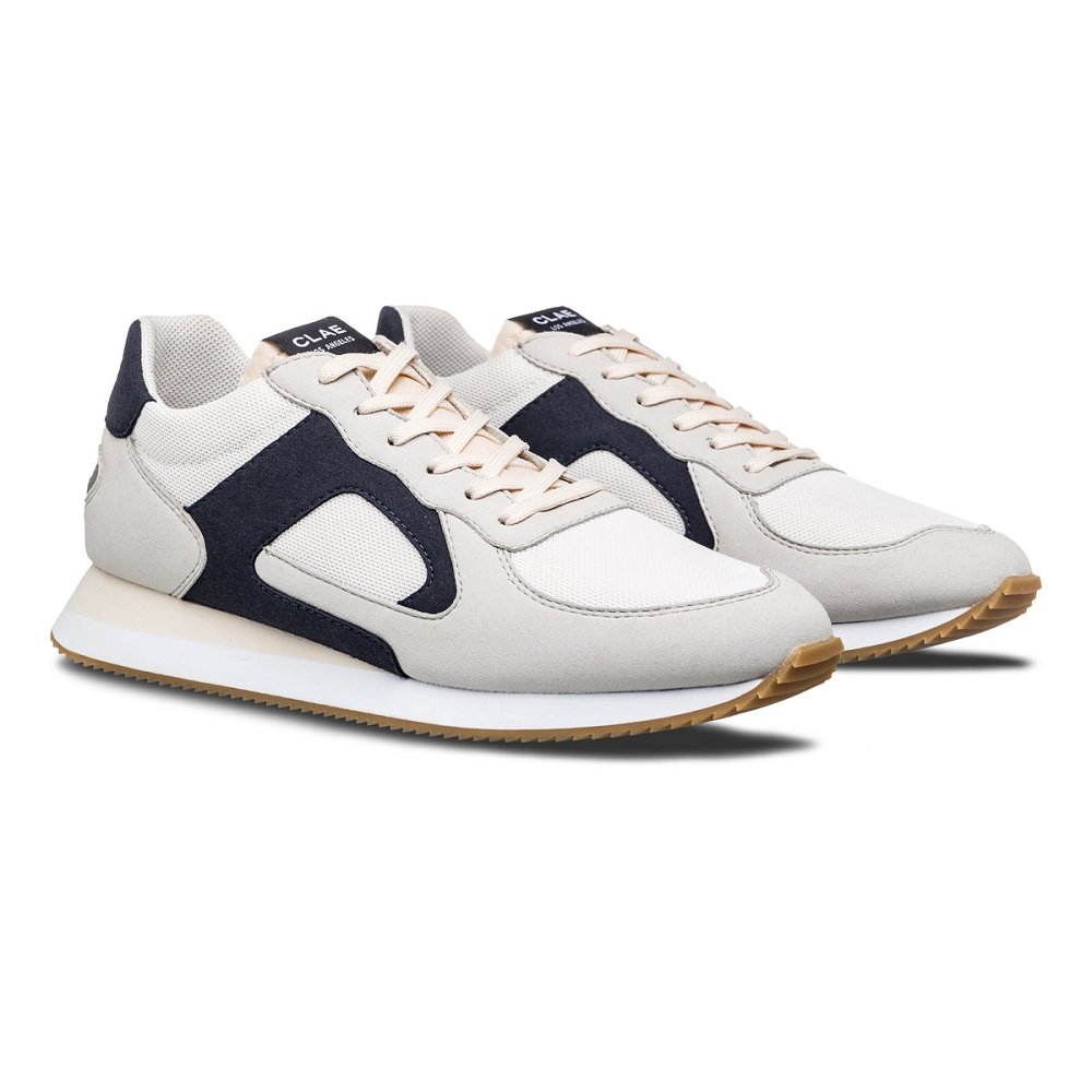 CLAE EDSON Sneakers Mens USA734-Z02 In Microchip White Navy